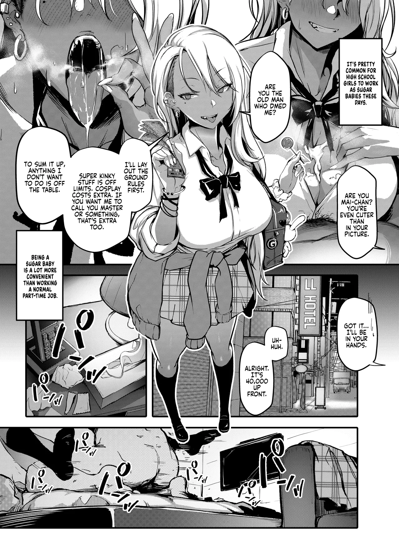 Hentai Manga Comic-Putting a Cheeky Gyaru in Her Place-Read-2